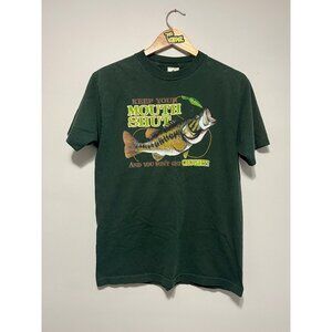 Vintage Fisning Keep Your Mouth Shut T-shirt